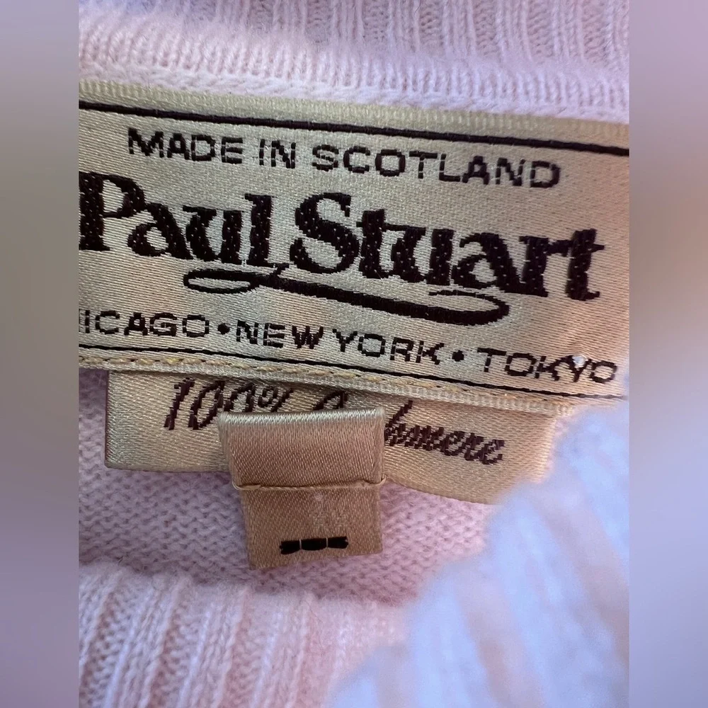 Vintage Paul Stuart Cashmere Sweater - Picture 4 of 10